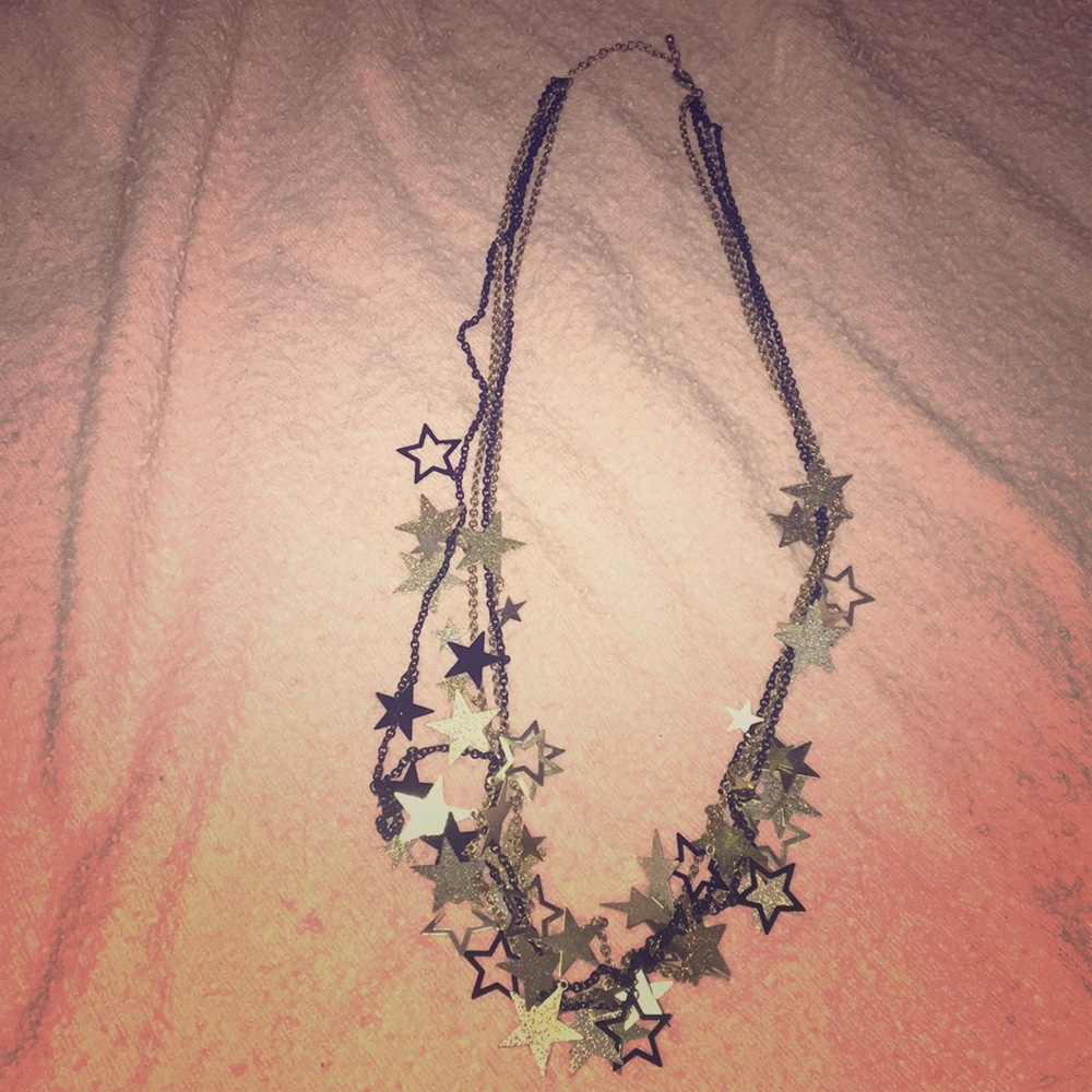 Shooting star necklace